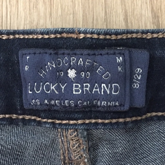 EUC Lucky Brand Lolita Boot Dark Blue Jeans,Sz8/29 - Picture 2 of 10